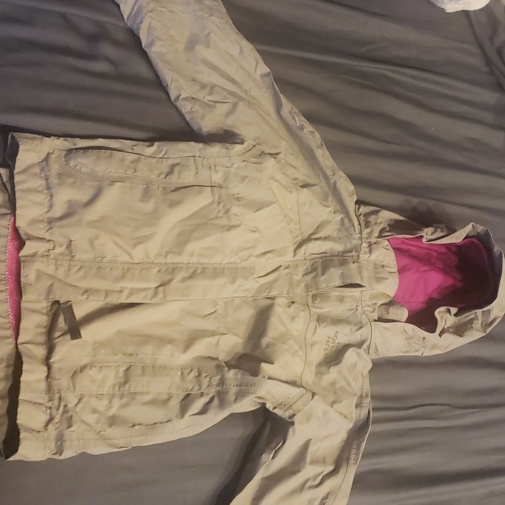 North face little girls rain jaket